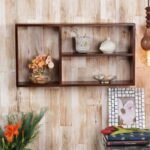 ikea wooden shelf