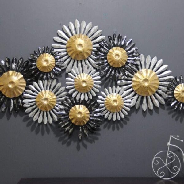 metal flower wall art